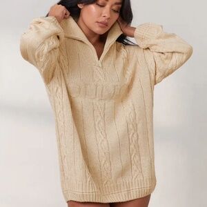 Lounge Clothing Cozy Knit Quarter Zip Sweater